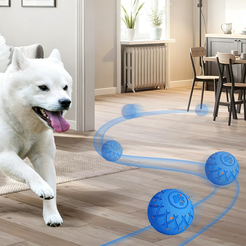 3 Mode Automatic Moving Rotating Dog Toy Ball for Medium and Large Dogs