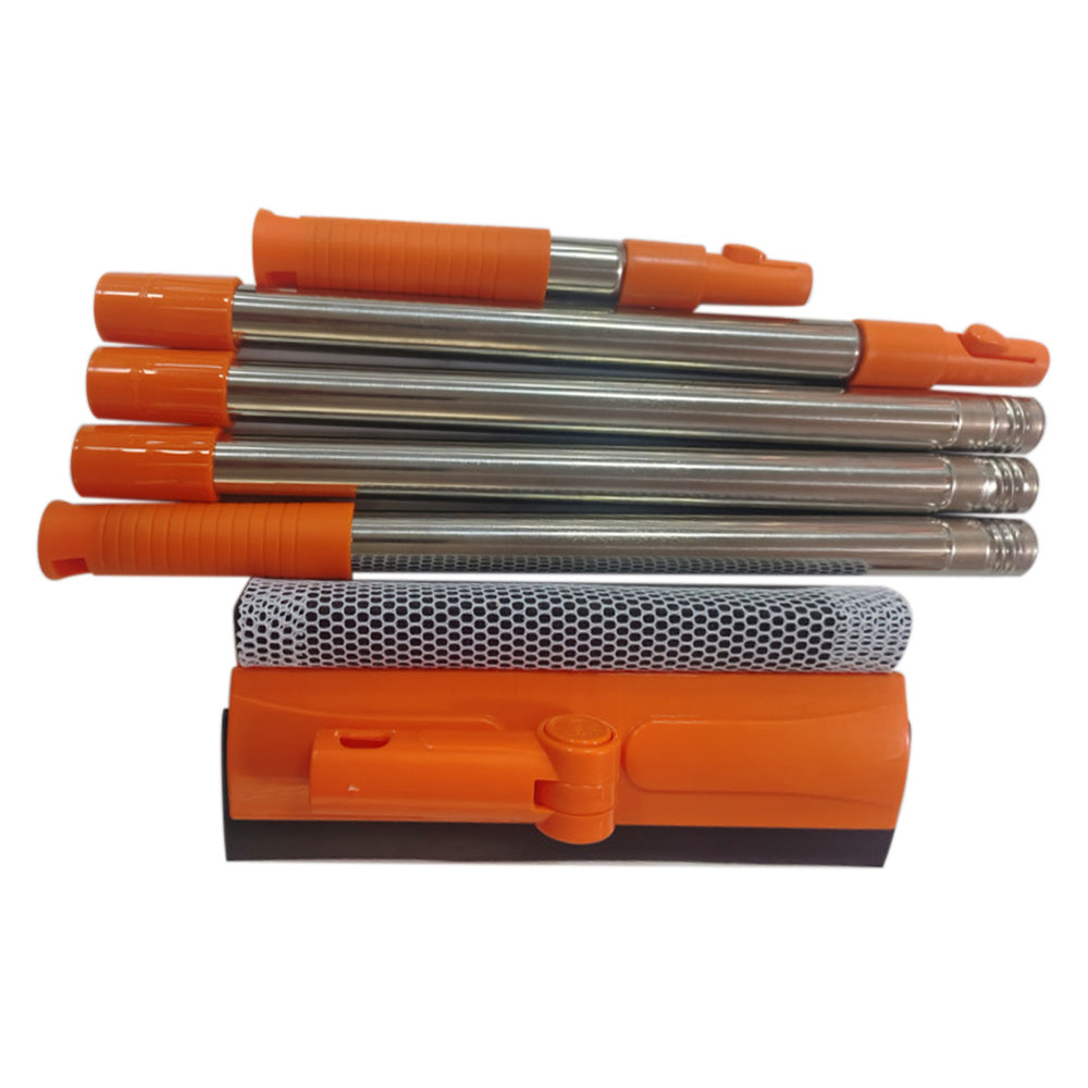 2 in 1 Extendable Window Squeegee Cleaner for Glass Car and Shower