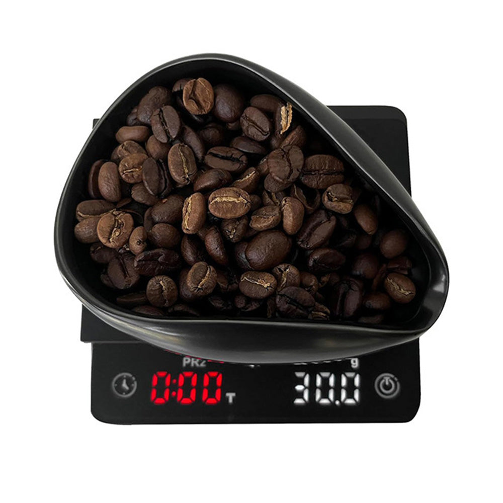 Ceramic Coffee Bean Dosing Tray Set