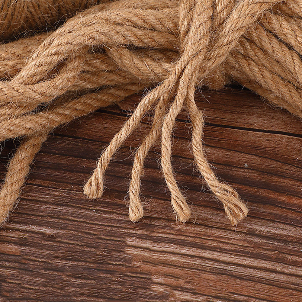 Natural Jute Twine String for Crafting Gardening Gift Wrapping Macrame DIY Home Decor