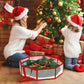 76CM Christmas Door Wreath Decoration Storage Bag Clear Xmas Bag For Garland