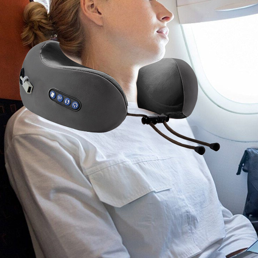 3 Mode Portable U-Shaped Electric Cordless Neck Support Pillow