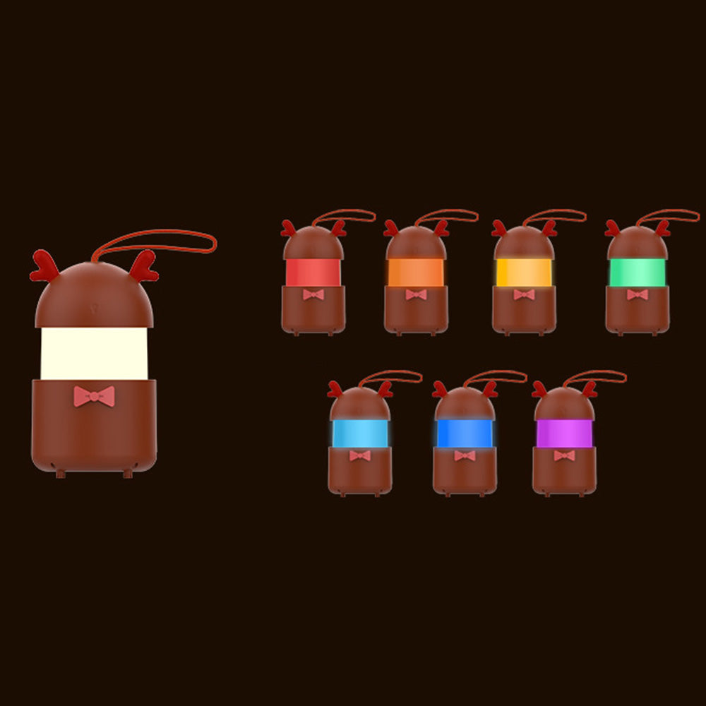 Foldable Rechargeable Christmas Music Night Light with Hanging Strap