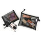 8 Piece Black Mesh Travel Organizer Bag Set in 4 Sizes