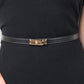 Skinny Belts for Women Dresses PU Leather Adjustable Waist Belt for Pants Jeans