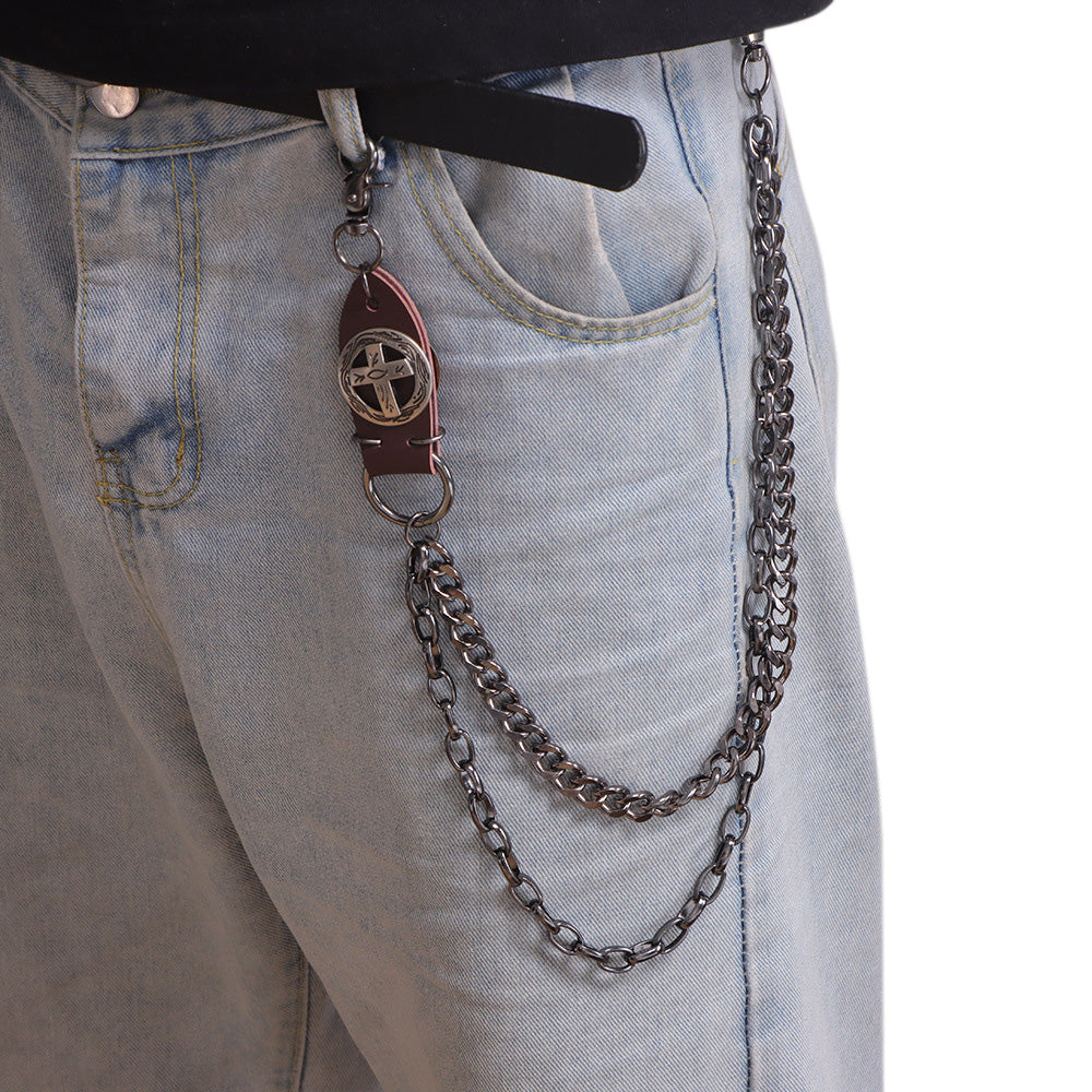 Punk Pant Chain Key Jean Wallet Chain for Men Women