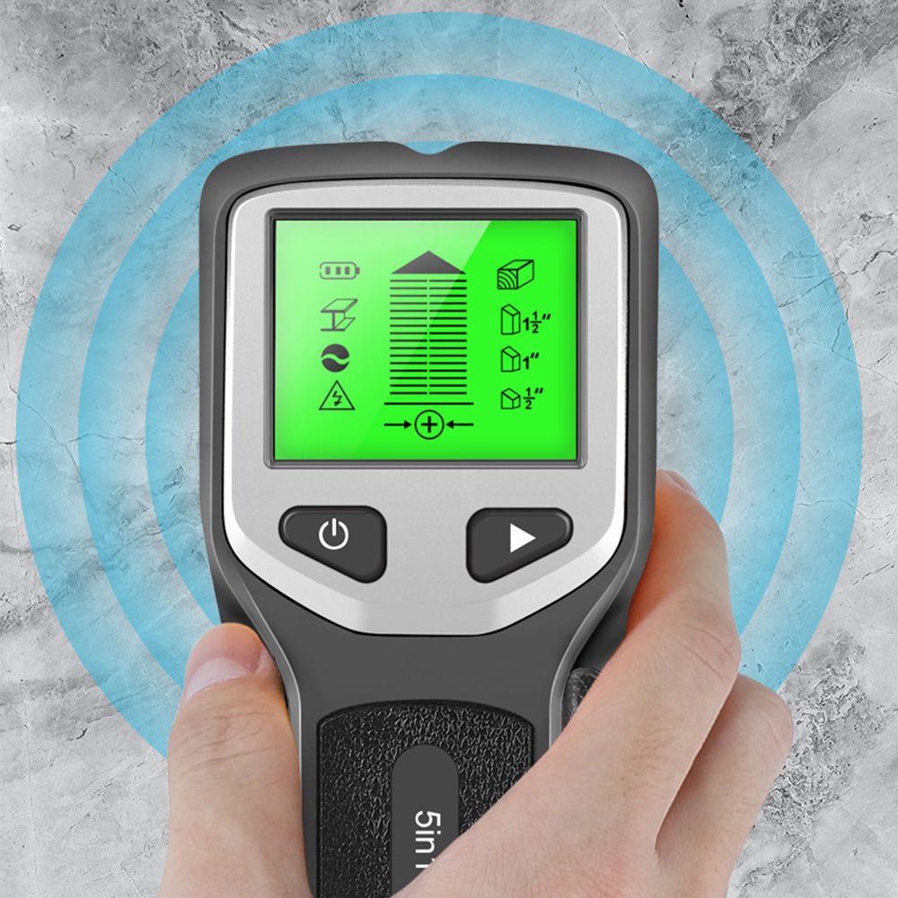 5 in 1 Stud Finder Wall Scanner with 5 Modes and LCD Display Electronic Stud Sensor for Home