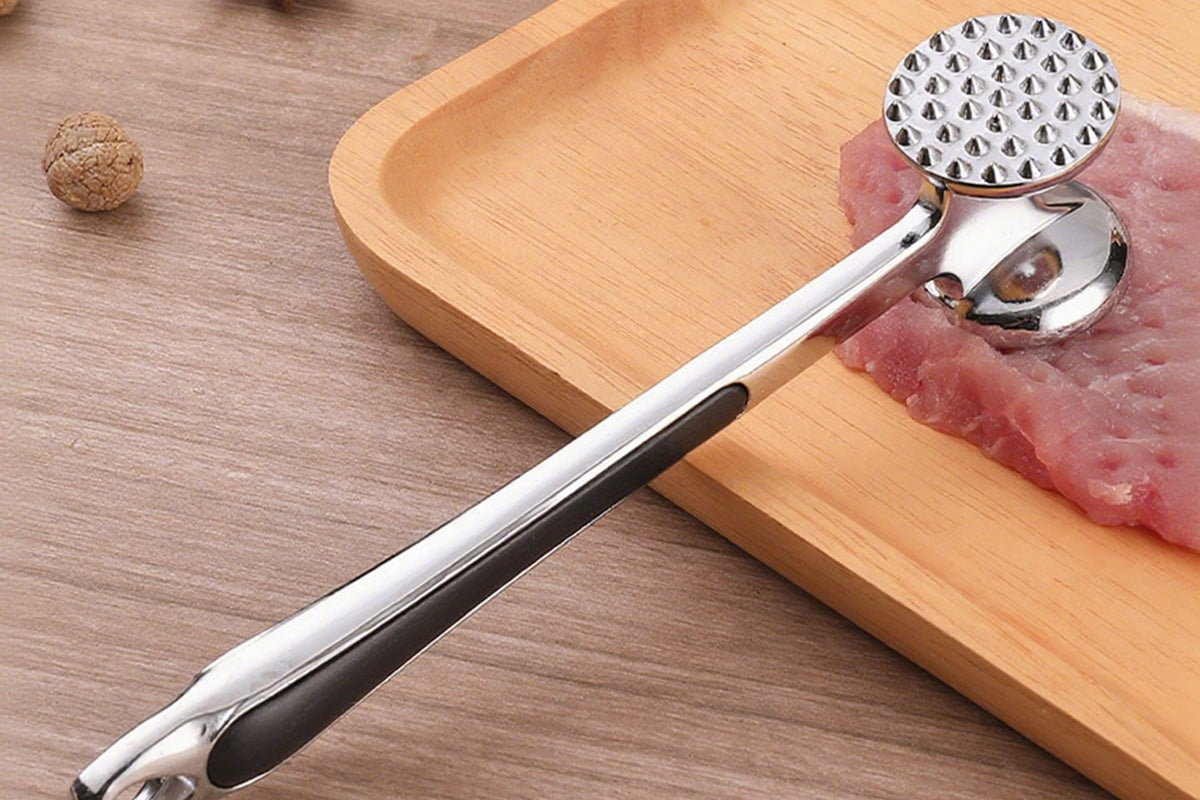 Meat Tenderizer Mallet Dual Sided Meat Hammer Chicken Pounder for Steak and Beef