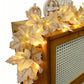 LED Maple Leaves Garland with Lights Fall Decorations for Home Christmas