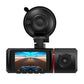 1080P Triple Dash Cam Front and Rear Inside for Cars with 32GB Card