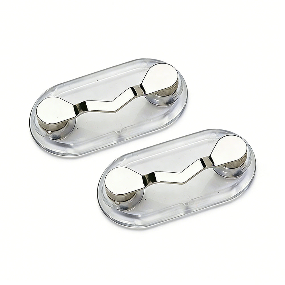 2X Eye Glass Holder Spectacle Sunglasses Clip Badge Hang for Shirt Pocket Eyewear Rest