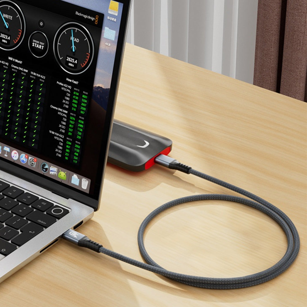 40Gbps Double Ended USB Type C Data Cable for Laptops and Smartphones