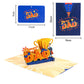 3D Fathers Day Pop Up Card with Insert for Best Dad Thank You Greeting Card