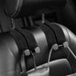 2Pcs Car Back Seat Headrest Storage Hanging Double Hooks