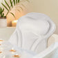 4D Mesh Bath Pillows With Suctions for Neck or Back Support