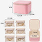 Travel Jewelry Case Small Jewelry Box with 6 Transparent Zipper Pockets