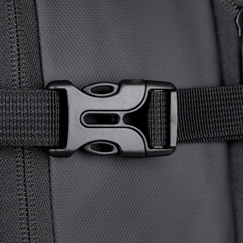 35L Large Water-Resistant Expandable Laptop Travel Backpack with USB Charging Hole
