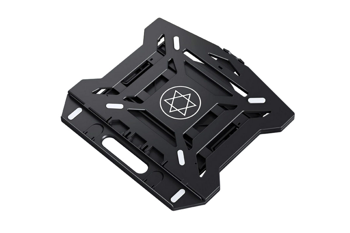 2 in 1 Adjustable Laptop Cooling Stand with Phone Stand Foldable Computer Holder
