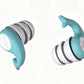 4 Pairs Reusable Sleep Earplugs 3 Layer Noise Reduction Silicone Ear Plugs with Storage Cases