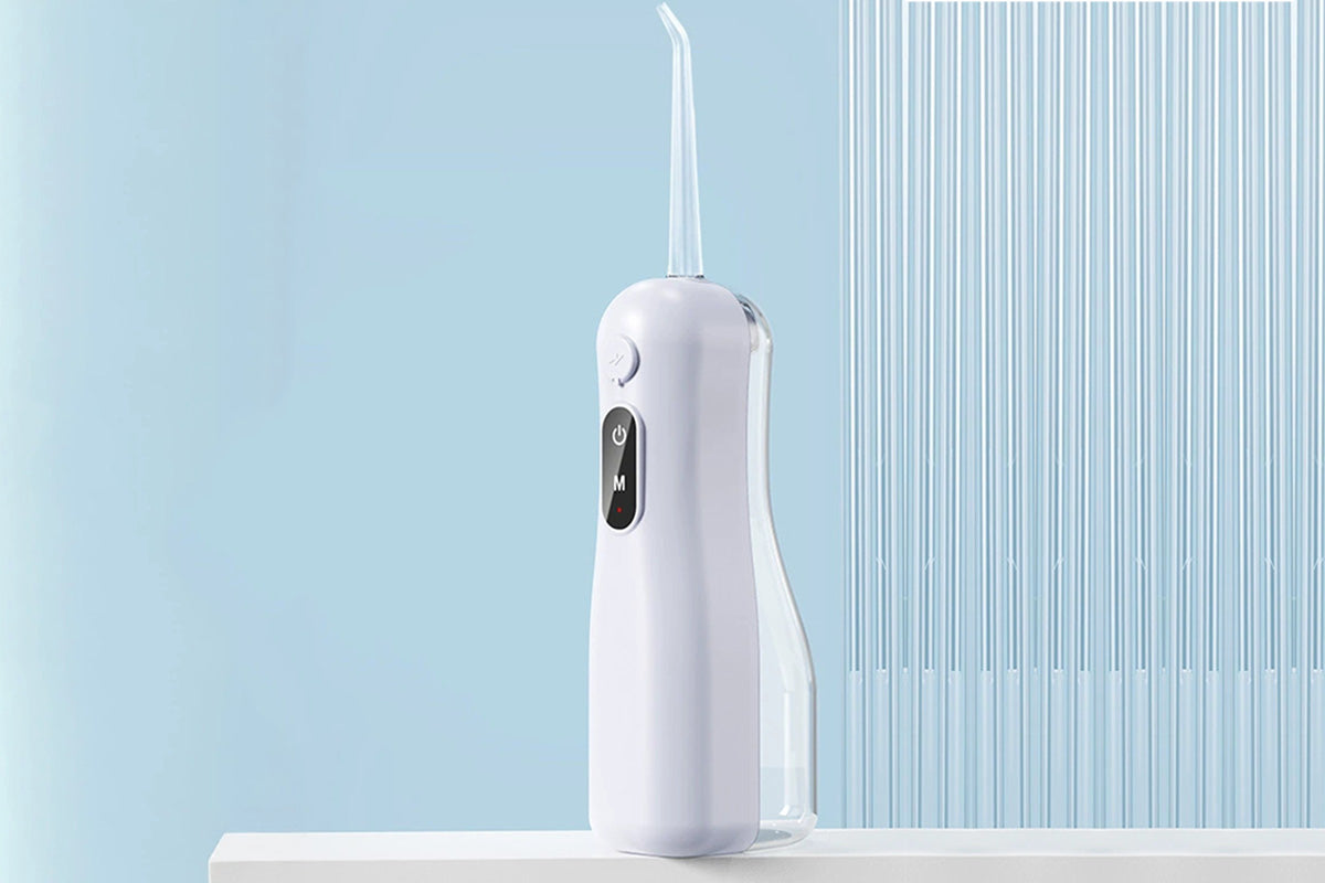 Cordless Water Dental Flosser For Teeth Electric Teeth Cleaner With 4 Replaceable Jet Tips