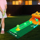 Toy Golf Set with Tiger Automatic Ball Returner Golf Clubs Putter Mat for Indoor Outdoor Play