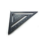 7/12 inch Metric Aluminium Alloy Square Protractor Triangle Ruler Measuring Tool