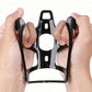 2 Bike Water Bottle Holders with 2 Pairs Anti-Rolling Cycling Reflective Pant Bands