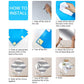 4Pcs DIY Square Self-Adhesive Acrylic Mirror
