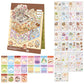 20 Sets DIY House Sticker Kit 3D Miniature Scene Stickers Cute Cartoon Scenes