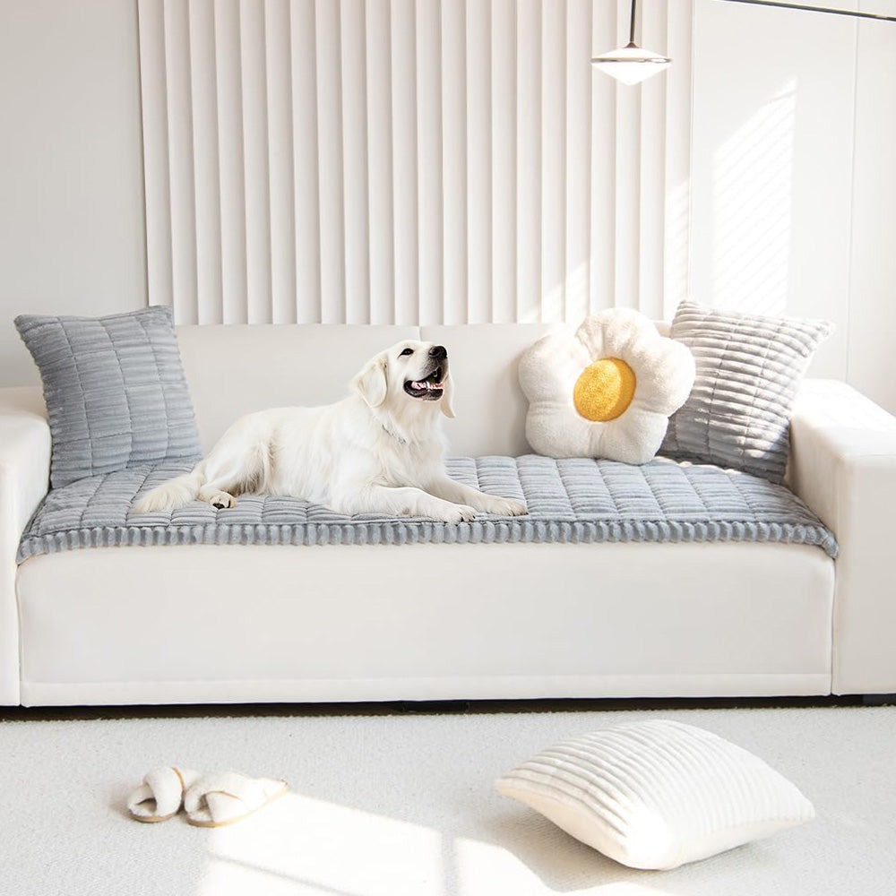 Sofa Covers Couch Cover for Dogs Washable Fuzzy Pet Couch Cushion