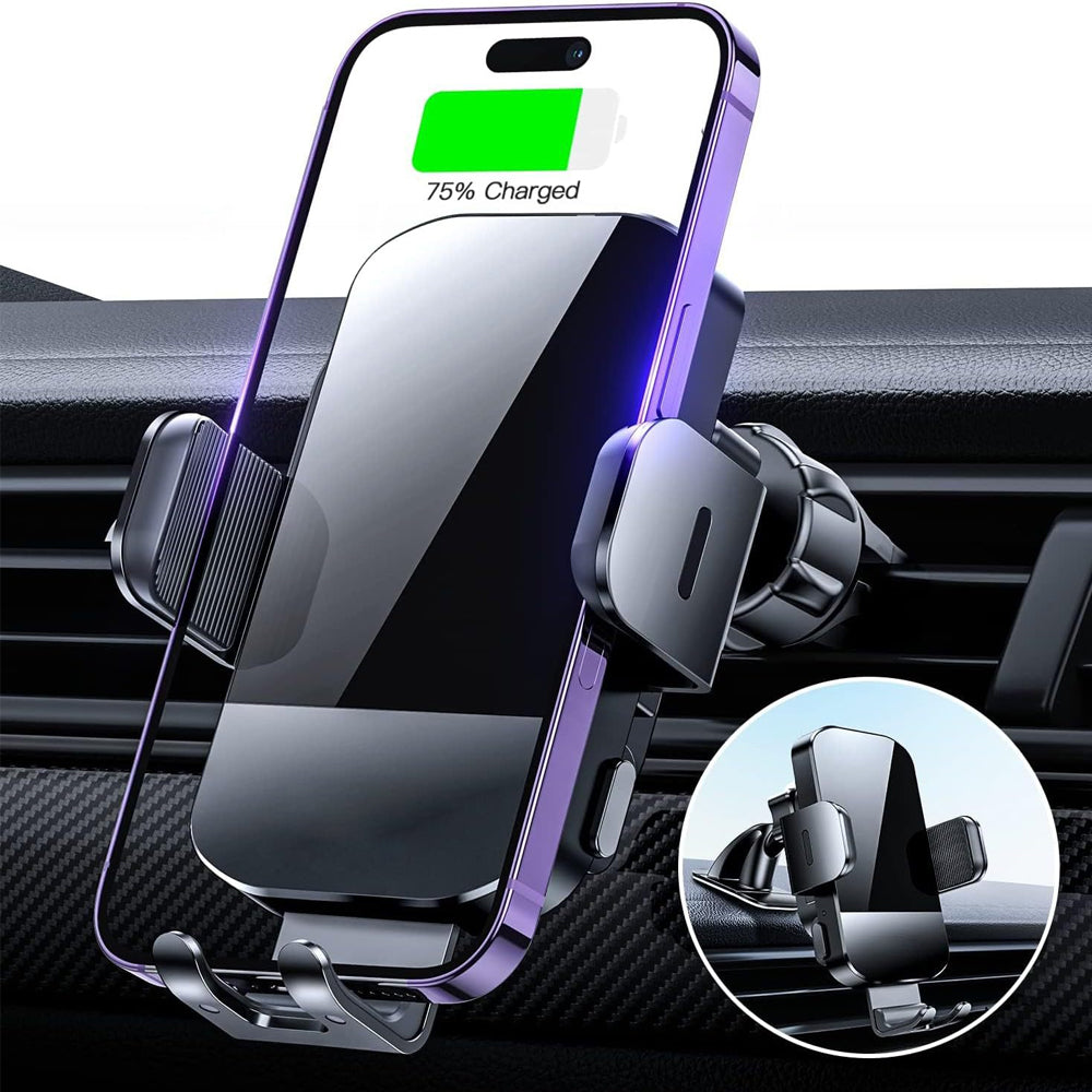 USB Plug Wireless Charger Car Phone Holder for iPhone Samsung
