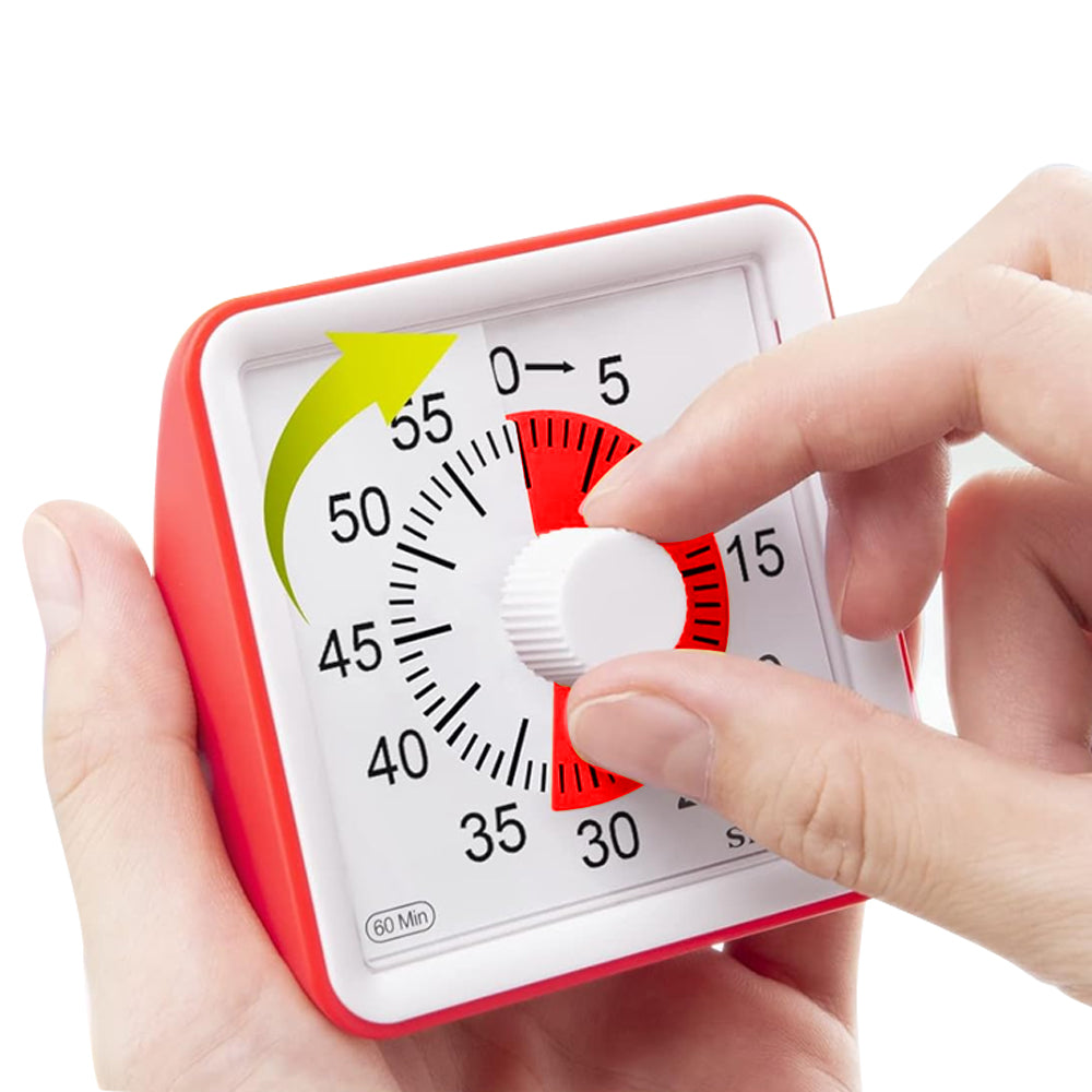 60-Minute Visual Countdown Time Management Clock