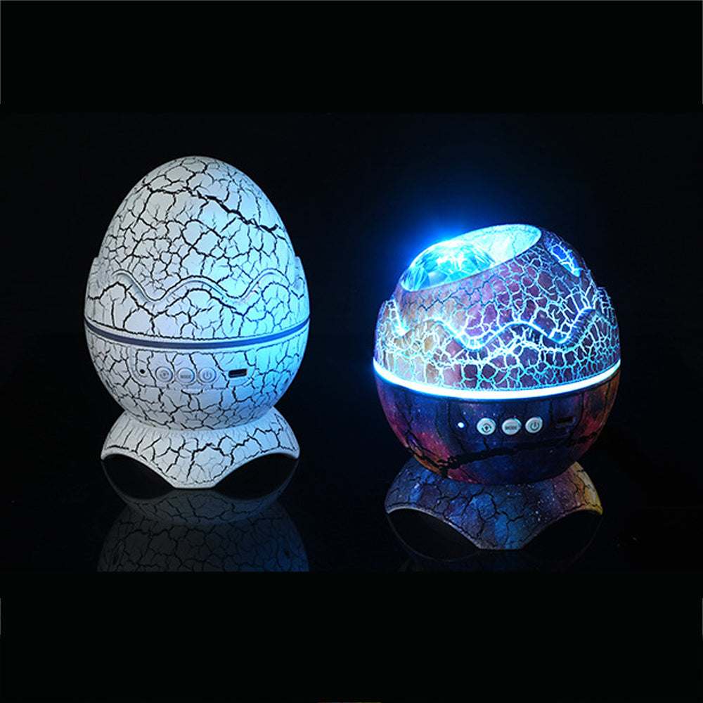 Dinosaur Egg Galaxy Star Projector Starry Light with Wireless Music Player
