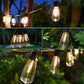 5M 20-LED Solar Outdoor Dimmable Festoon String Light