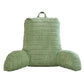 Bedside Backrest Cushion with Armrests Pocket and Washable Cover