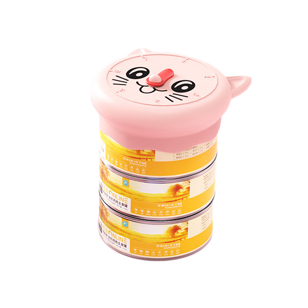 Silicone Can Lids Set for Pet Food 5 Pack