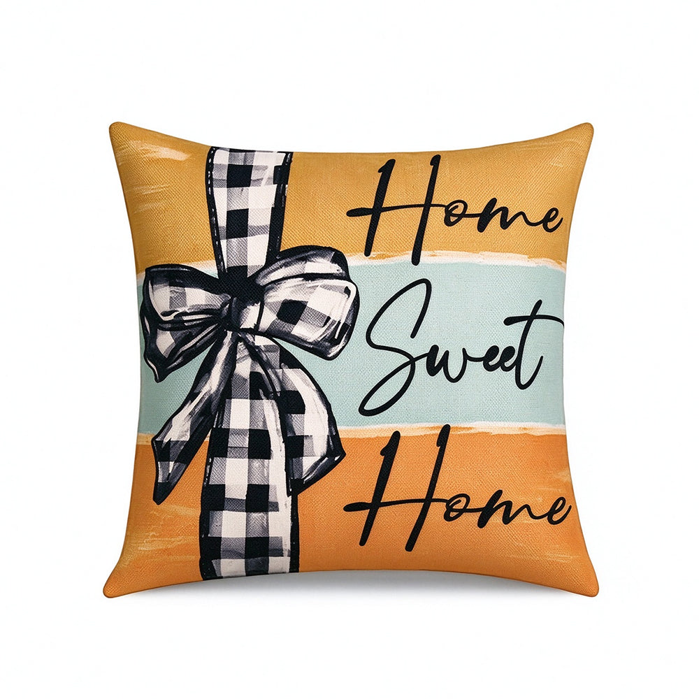 4 Pack Pumpkin Pillow Covers for Halloween Home Decor