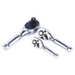 72 Tooth Ratchet Wrench Short Handle for Garage and Auto Repair