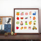 24 Sheets Cute Stickers for DIY School Supplies Luggage Bike