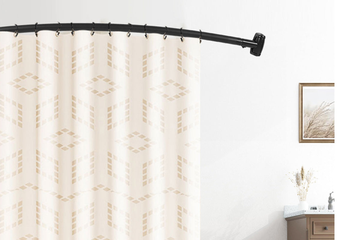 Curved Shower Curtain Rod Stainless Steel Shower Rods for Bathroom Bathtub