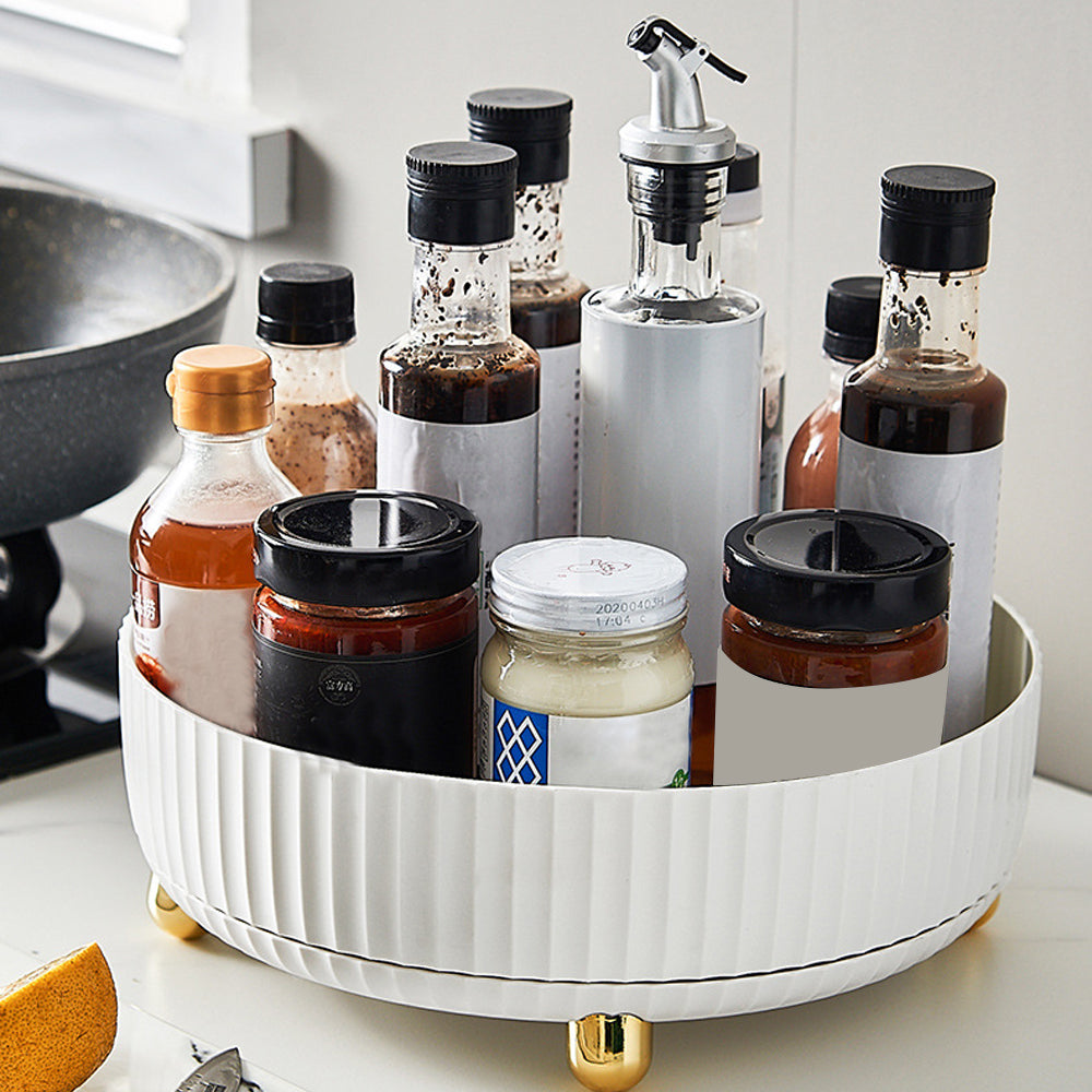 Kitchen Storage Multi-Functional 360 degree Rotating Rack Seasoning Box