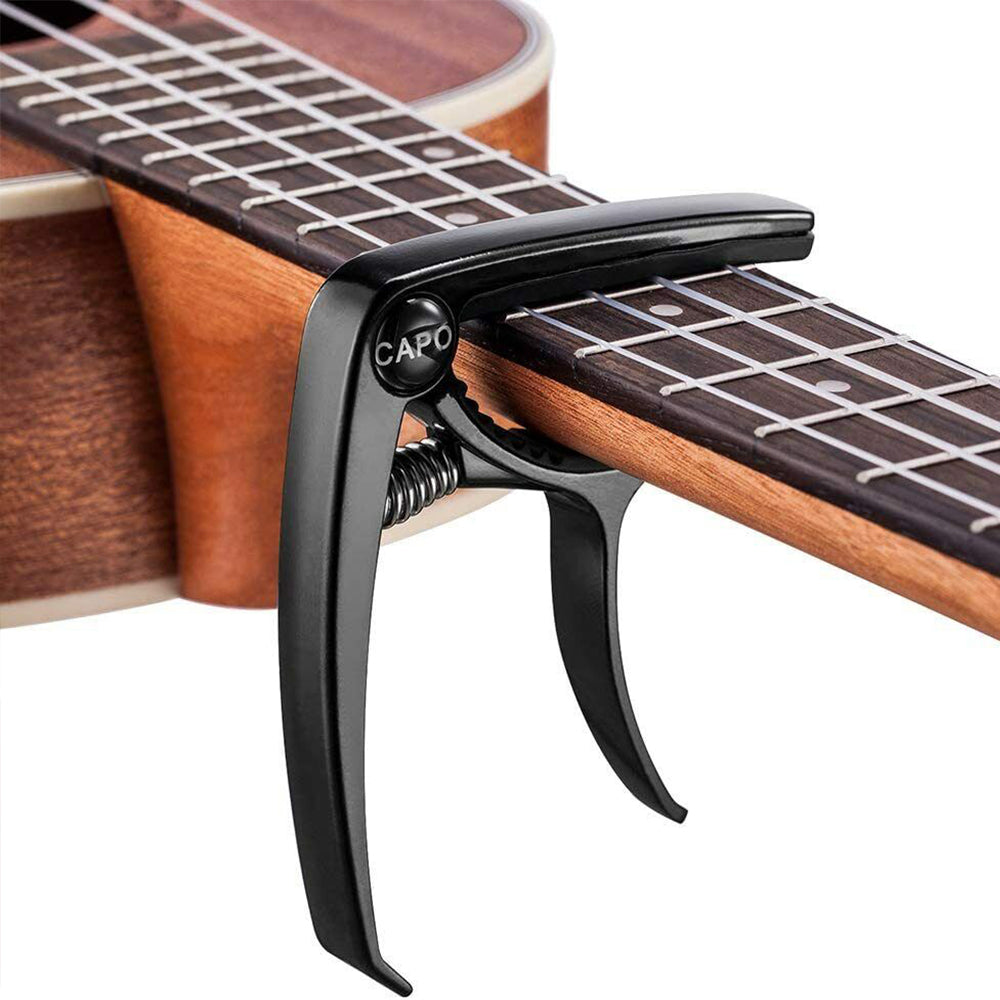 2Pcs Zinc Alloy Electric Guitar Tuner Folk Dual-use Guitar Clip Accessories