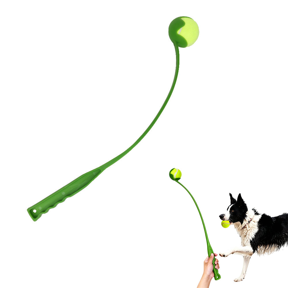 60cm Pet Dog Puppy Tennis Ball Launcher with Ball
