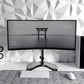Single Monitor Arm Desk Mount for 10 to 32 Inch Monitor Adjustable Desk Mount for Home Office