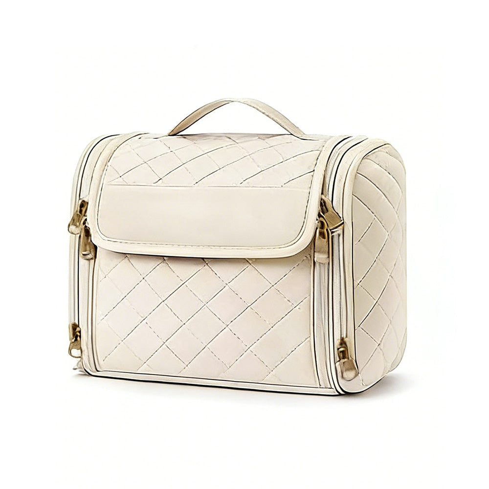 Travel Makeup Bag with Hanging Hook Large Capacity