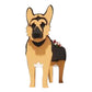 Animal Shaped Dog Flower Pot-German Shepherd