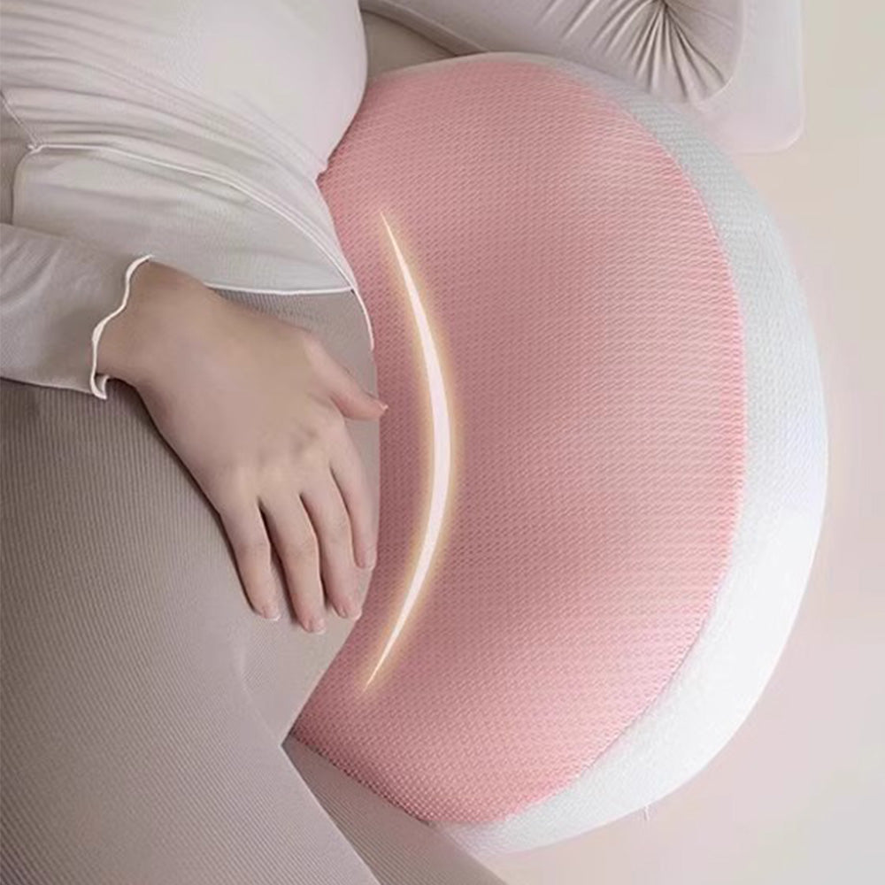 Portable Pregnancy Pillow W Shaped Maternity Support For Side Sleepers