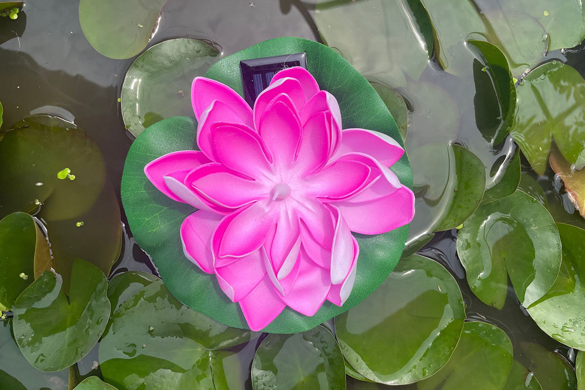 Solar Floating Lotus Light Solar Powered Floating Flower Light