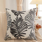 2Pcs 45x45cm Palm Leaf Floral Print Single-Sided Pillow Cover for Sofa Pillow
