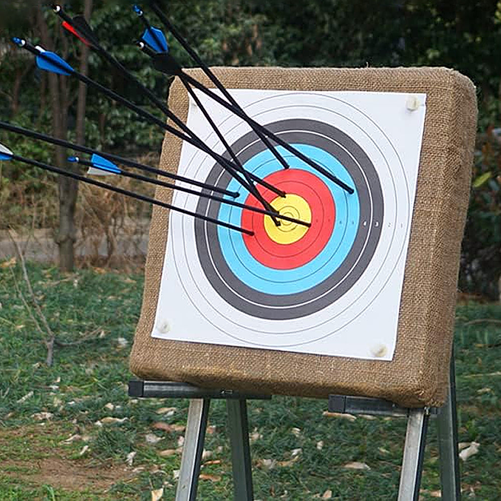 30Pcs Archery Targets Paper 10 Ring Bow Arrow Targets Face